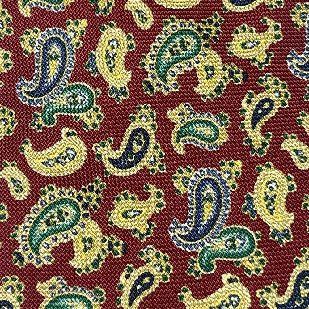 MARIANO RUBINACCI 100% SILK PAISLEY MADE IN ITALY LUXURY‎ TIE